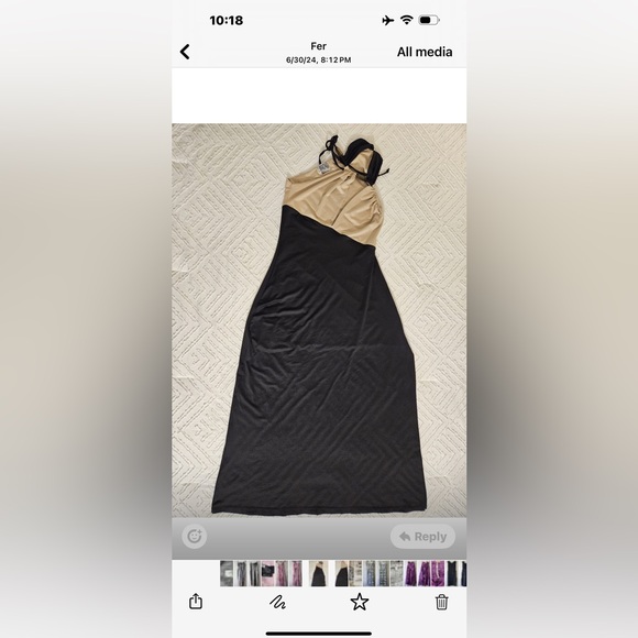 Mandinga Venecia Maxi Dress Gently Worn and Washed Item Size M - Picture 2 of 4